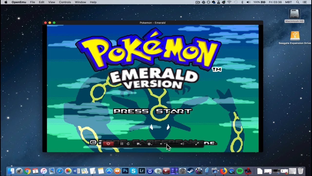 mac pokemon emulator cotrols